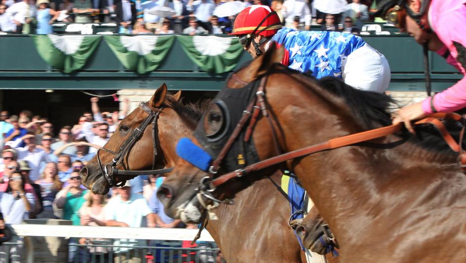 Senior Investment's late charges wins Lexington at Keeneland